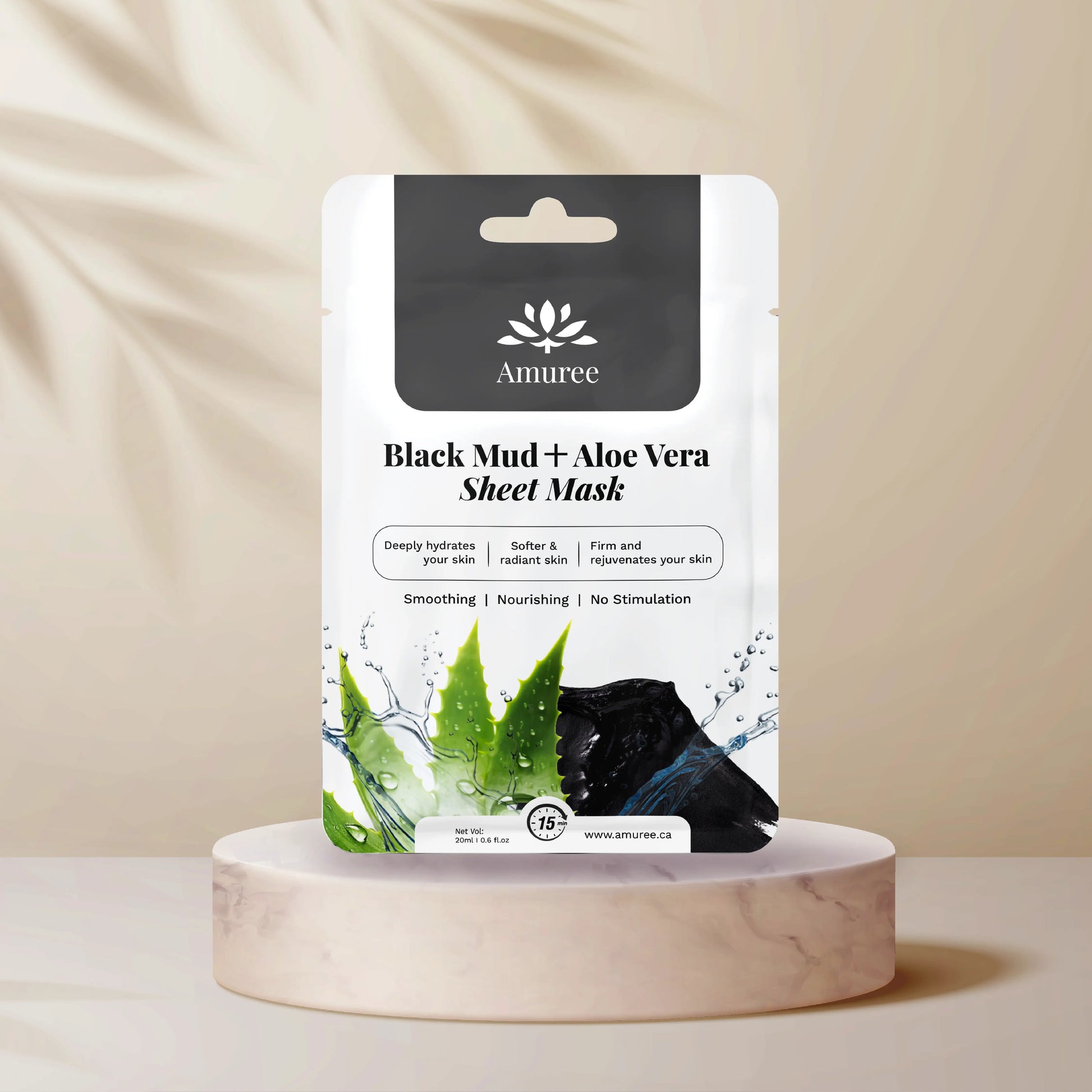 Black Mud & Aloe Vera Sheet Mask